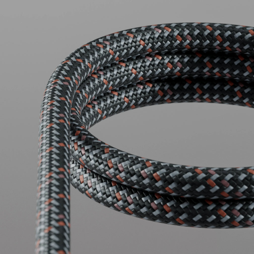 Summit Navy Ember Braided Cord PBR Texture - Example Scene Visualization | Superellipse