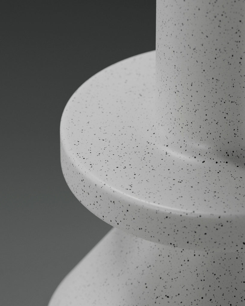 Black Speckled Off White Plastic PBR Texture - Example Scene Visualization | Superellipse