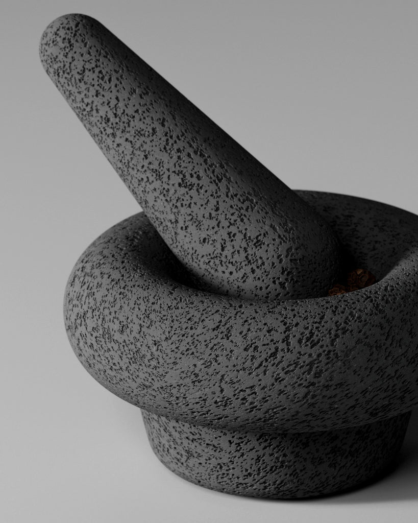 Volcanic Basalt Stone Light PBR Texture - Example Scene Visualization | Superellipse