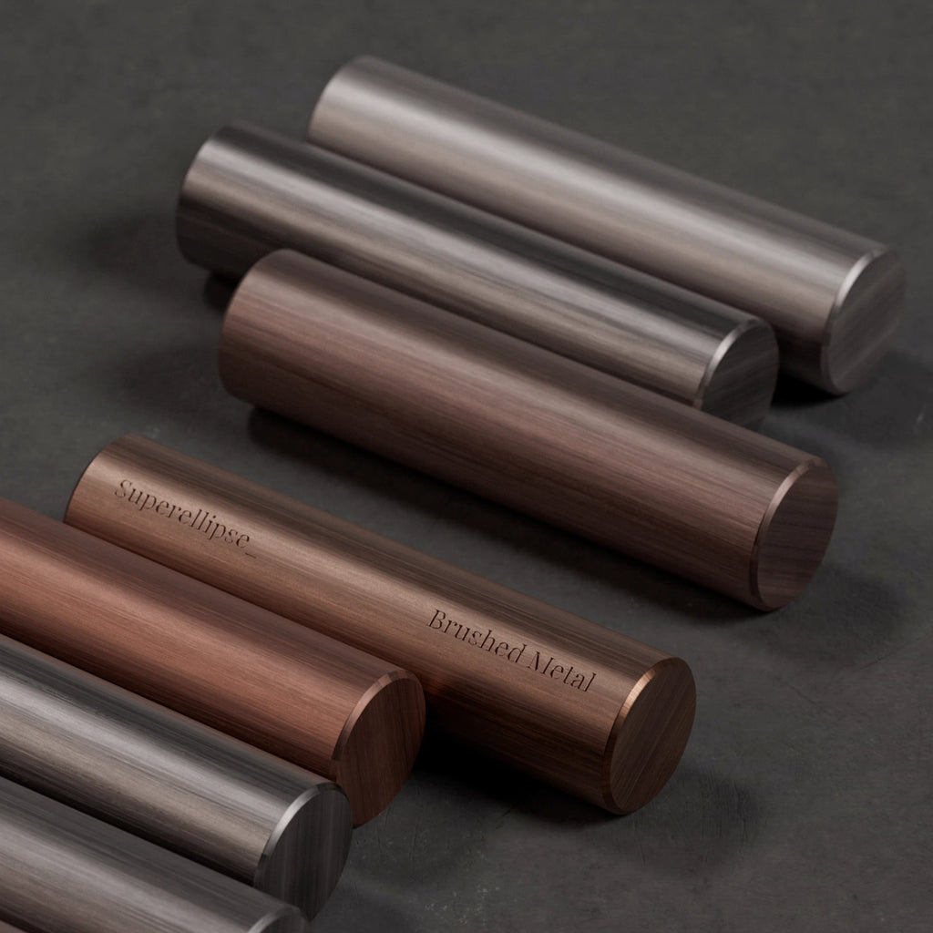 Artisan Oxidised Brushed Copper Metal PBR Texture - Example Scene Visualization | Superellipse