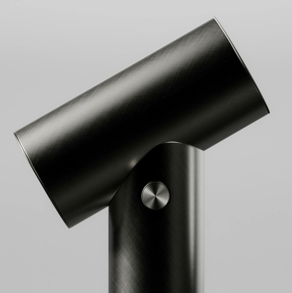 Fine Crosshatch Brushed Tungsten Metal PBR Texture - Example Scene Visualization | Superellipse