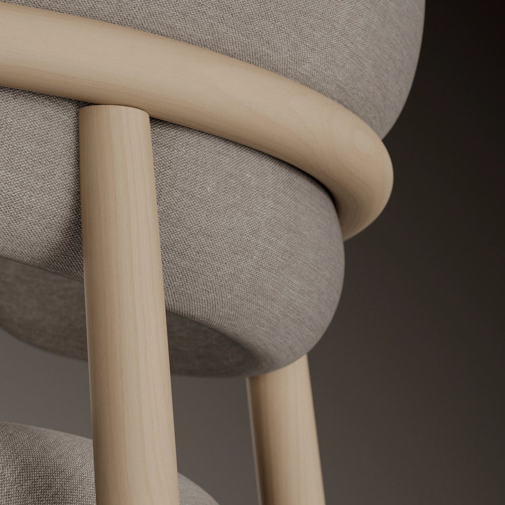 Maple Book Matched Veneer Wood PBR Texture - Example Scene Visualization | Superellipse