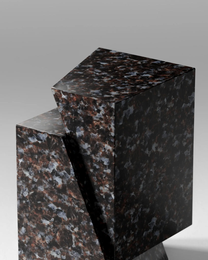 Dakota Mahogany Polished Granite Slab PBR Texture - Example Scene Visualization | Superellipse