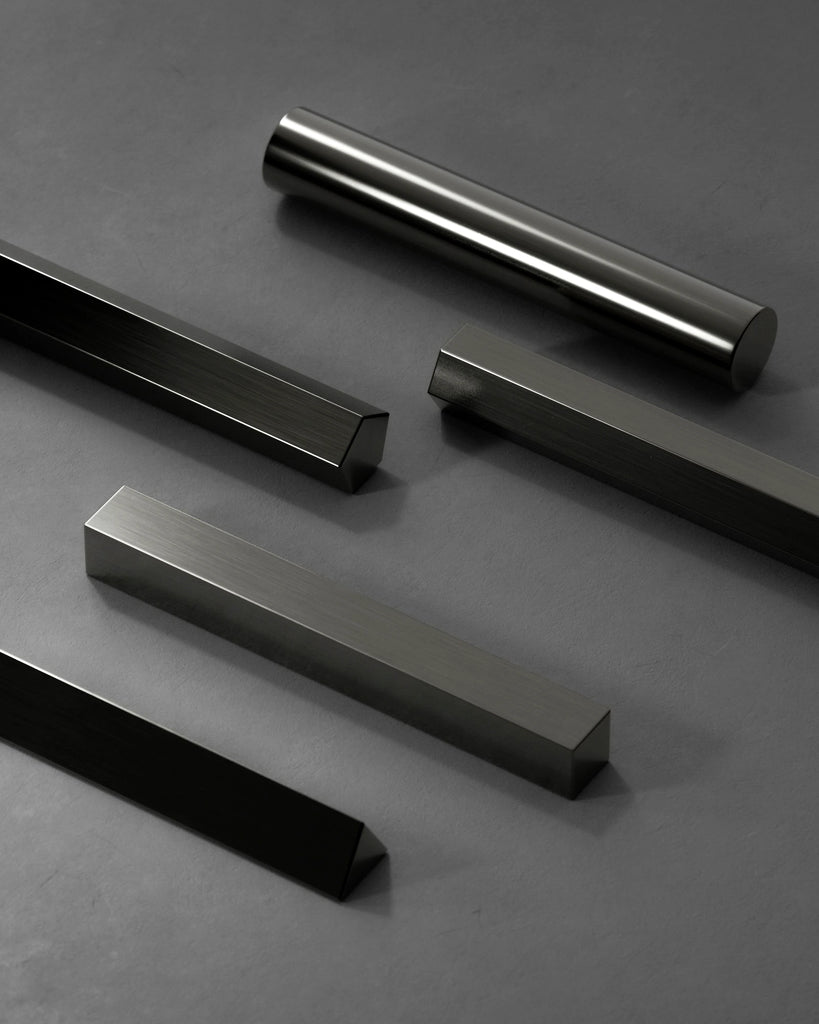 Fine Linear Brushed Tungsten Metal PBR Texture - Example Scene Visualization | Superellipse