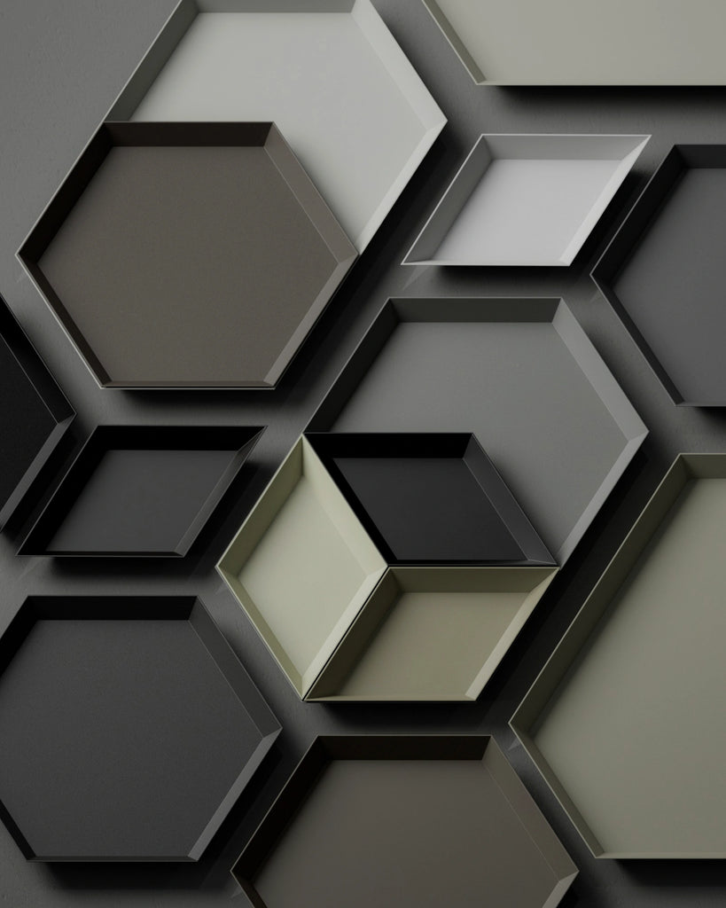 VDI 18 Molded Black Plastic PBR Texture - Example Scene Visualization | Superellipse