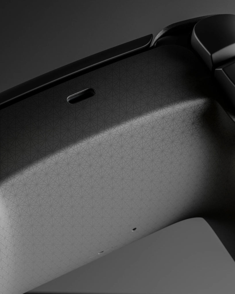 Embossed Triangular Mesh Patterned Plastic PBR Texture - Example Scene Visualization | Superellipse