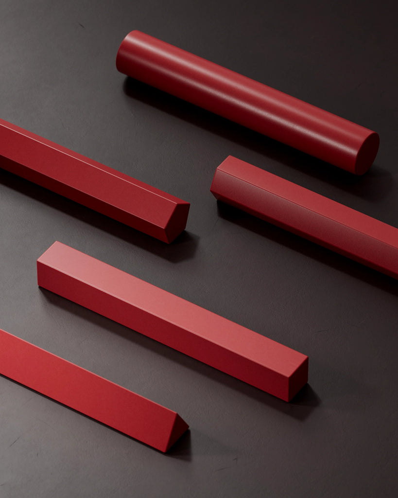 Chilli Pepper Red Satin Finish Plastic PBR Texture - Example Scene Visualization | Superellipse