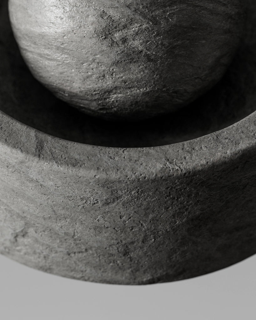 Portugal Grey Natural Cut Limestone PBR Texture - Example Scene Visualization | Superellipse