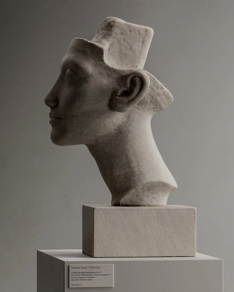 Natural Sandstone Honed PBR Texture - Example Scene Visualization | Superellipse