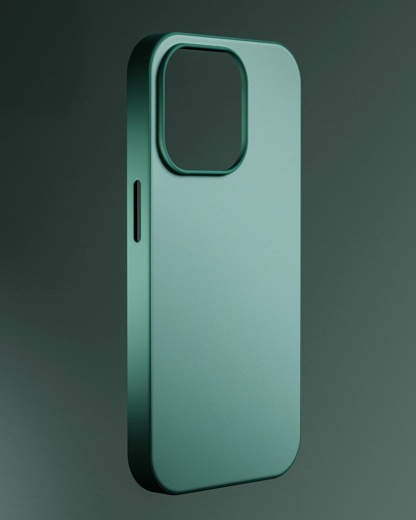 Faux Leather Fine Grain Green PBR Texture - Example Scene Visualization | Superellipse