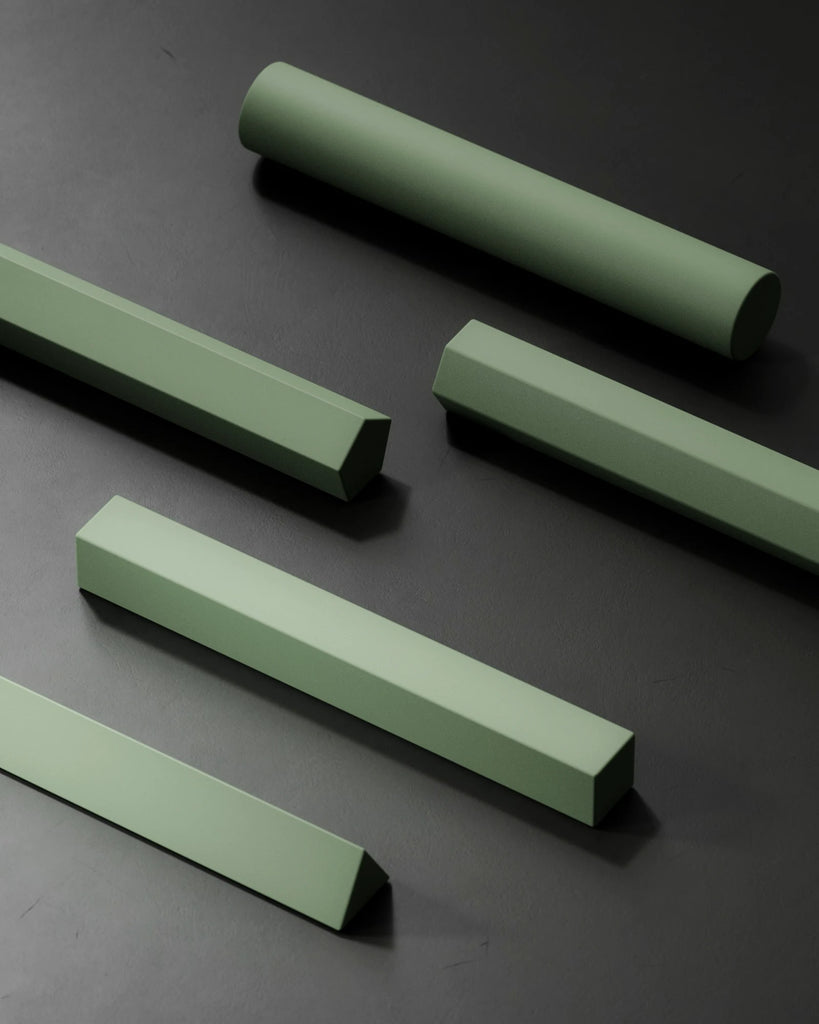 Forrest Green Matte Finish Plastic PBR Texture - Example Scene Visualization | Superellipse