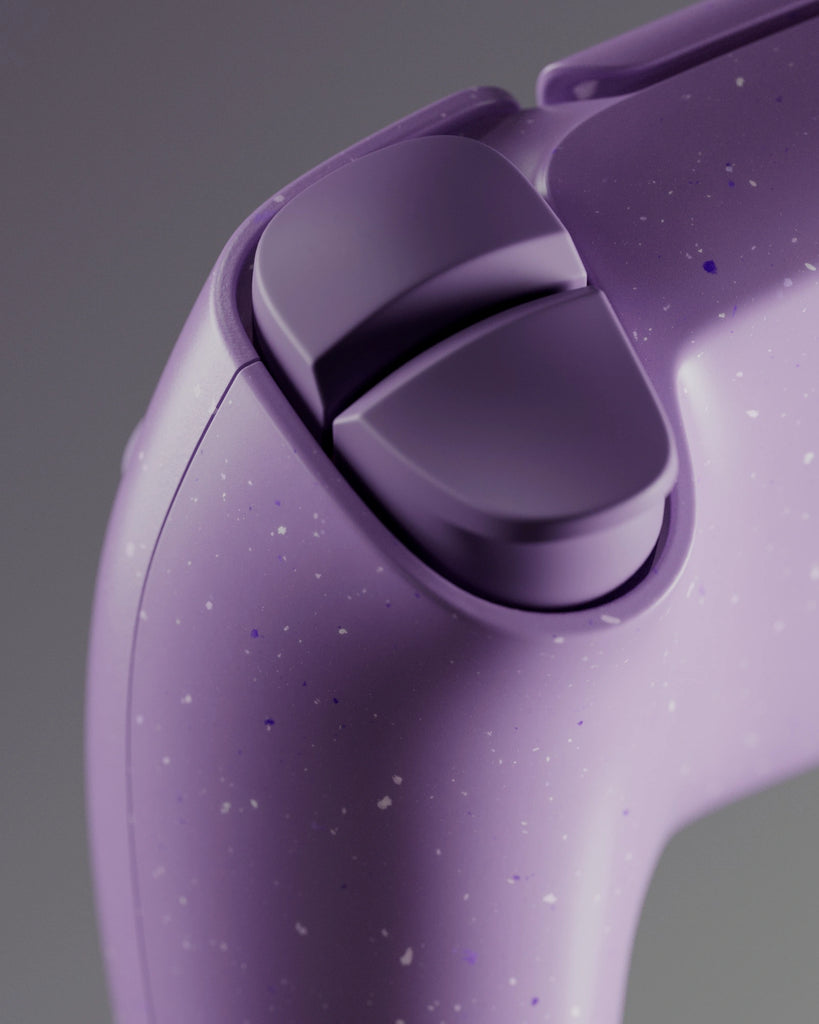 Heather Purple Terrazzo Plastic Small PBR Texture - Example Scene Visualization | Superellipse