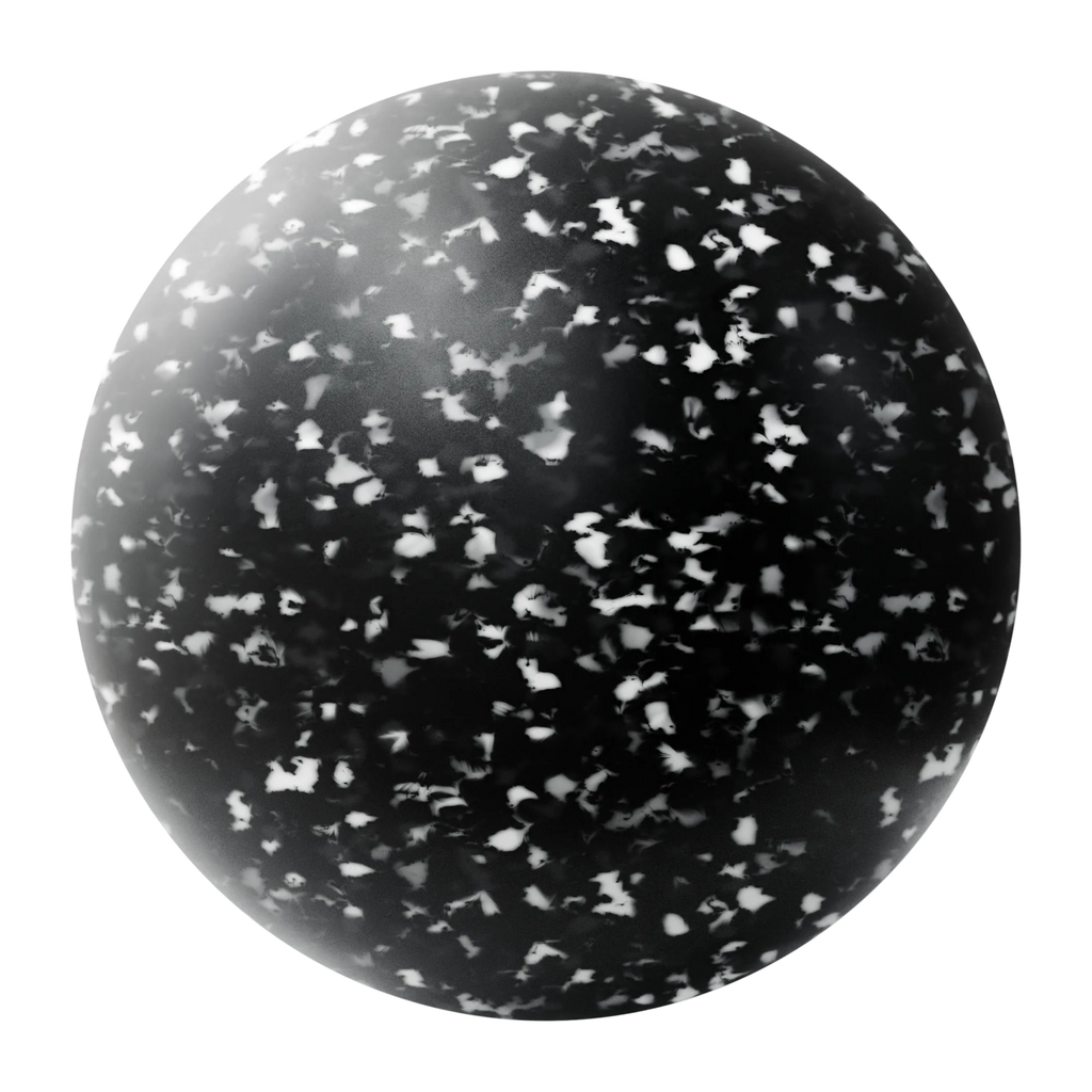 Monochromatic Recycled Plastic PBR Texture - Sphere Swatch Preview | Superellipse