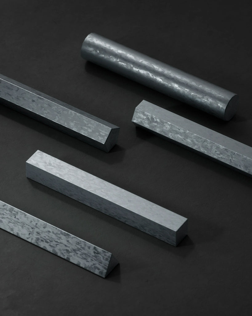 Galvanised Hotdip Zinc Metal PBR Texture - Example Scene Visualization | Superellipse