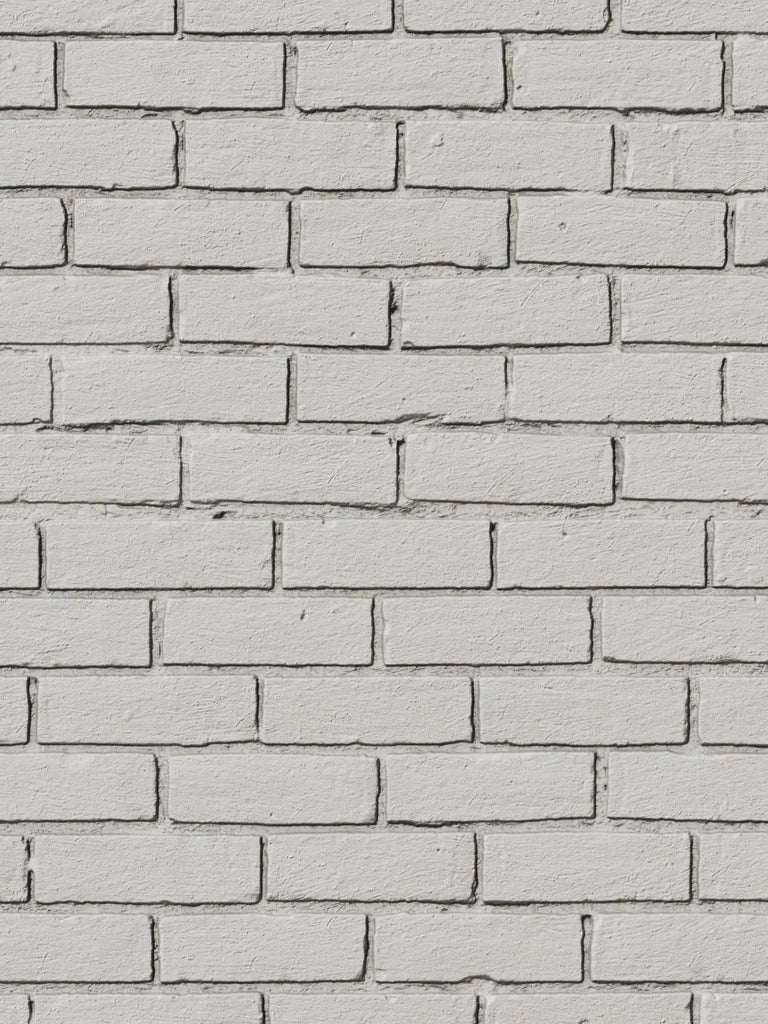 Contemporary Painted Brick Stone White PBR Texture - Example Scene Visualization | Superellipse