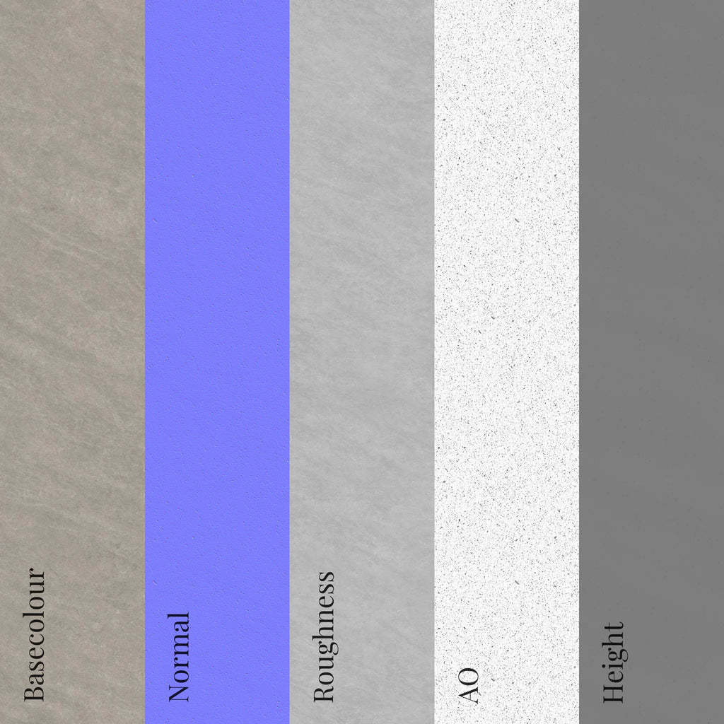 Natural Sandstone Pitted PBR Texture - Example Scene Visualization | Superellipse