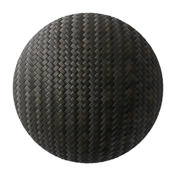 Sage Nylon Fine Woven Cord PBR Texture - Sphere Swatch Preview | Superellipse
