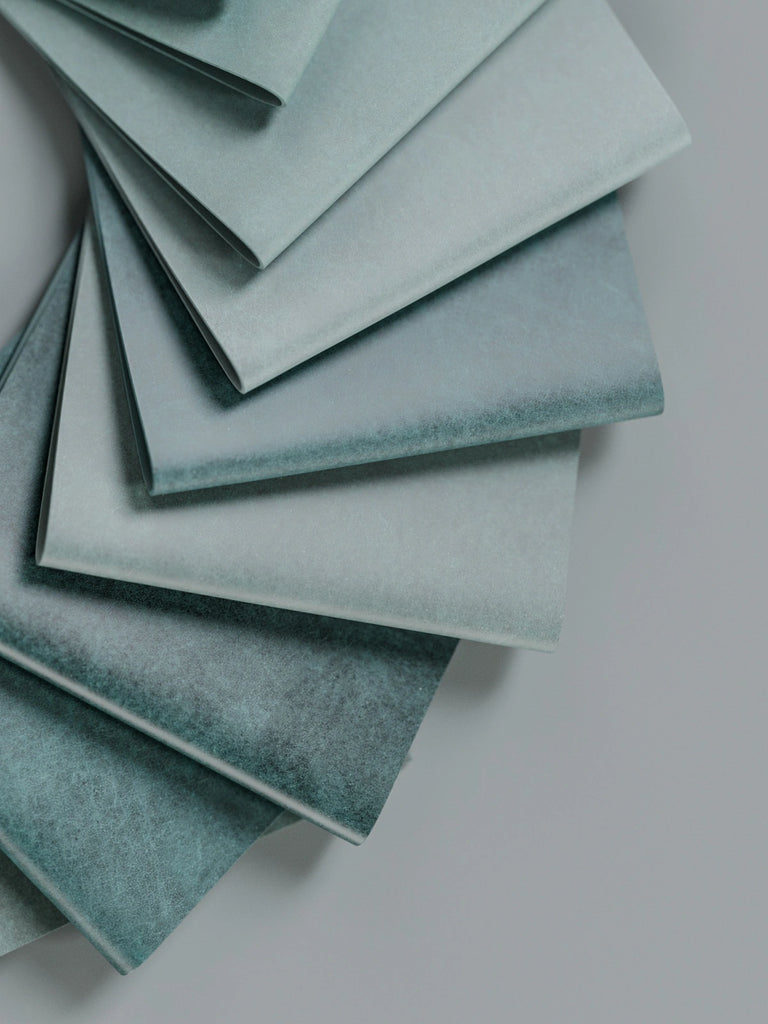 Teal Satin Nappa Lambskin Leather PBR Texture - Example Scene Visualization | Superellipse