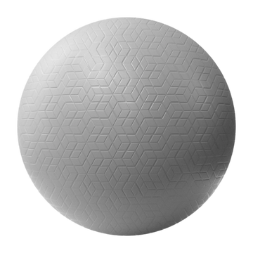 Star Hex Texture Patterned Plastic PBR Texture - Sphere Swatch Preview | Superellipse