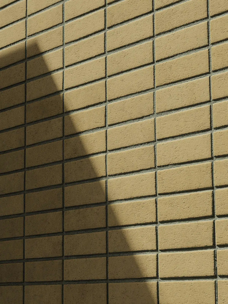 Rosemont Buff Yellow Smooth Stack Bond Brick PBR Texture - Example Scene Visualization | Superellipse