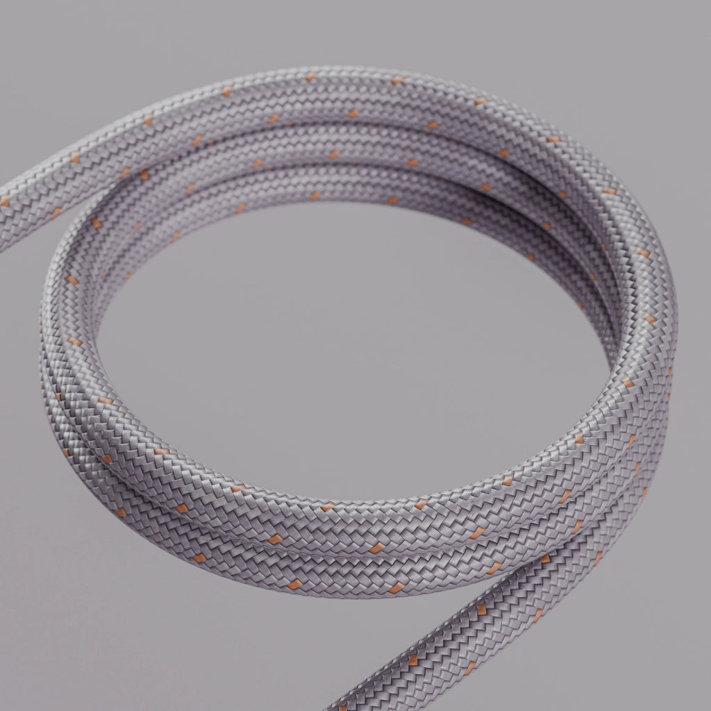 Slate Lilac Braided Cord PBR Texture - Example Scene Visualization | Superellipse