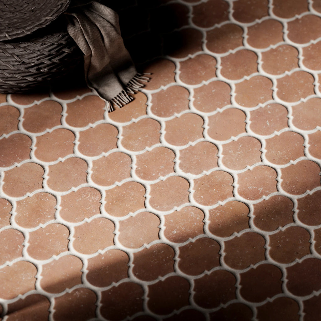 Moroccan Terracotta Lantern Tiles PBR Texture - Example Scene Visualization | Superellipse