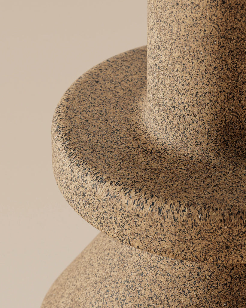 Dark Speckled Cork PBR Texture - Example Scene Visualization | Superellipse