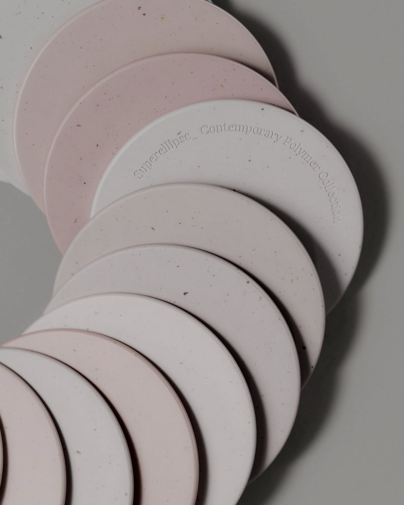 Fine Light Grey Bioplastic PBR Texture - Example Scene Visualization | Superellipse