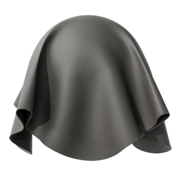 Top Grain Nubuck Leather Grey PBR Texture - Sphere Swatch Preview | Superellipse