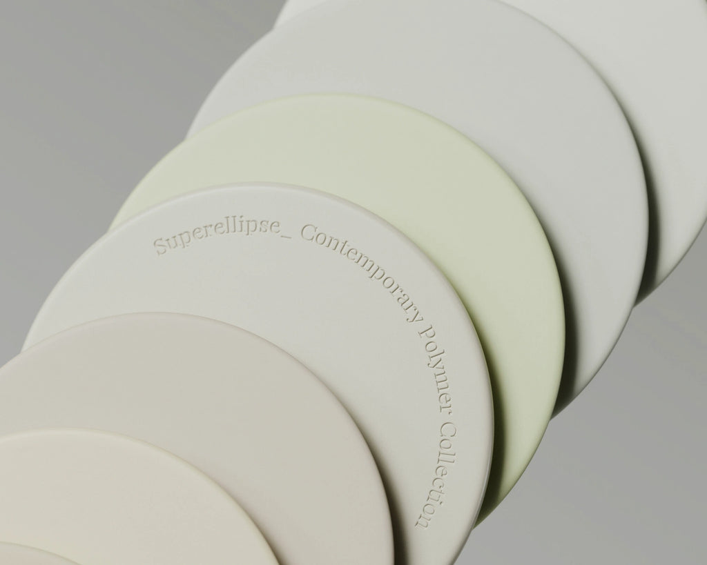 Off White Satin Finish Plastic PBR Texture - Example Scene Visualization | Superellipse