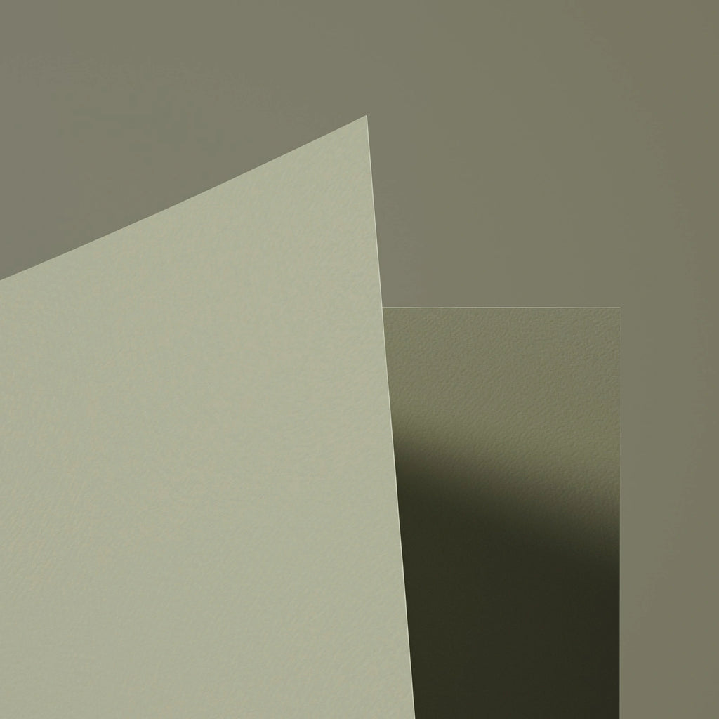 Gmund Heidi Pistachio 175gsm Paper PBR Texture - Example Scene Visualization | Superellipse