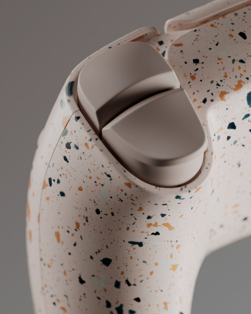 Daisy Pink Terrazzo Plastic PBR Texture - Example Scene Visualization | Superellipse