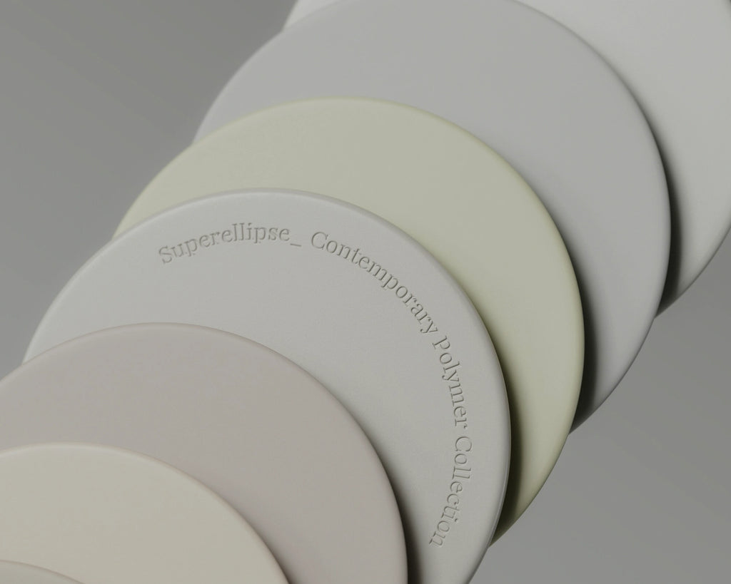 Pavillion Grey Lightly Worn Plastic PBR Texture - Example Scene Visualization | Superellipse