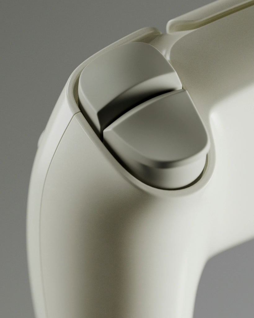 Off White Gloss Finish Plastic PBR Texture - Example Scene Visualization | Superellipse