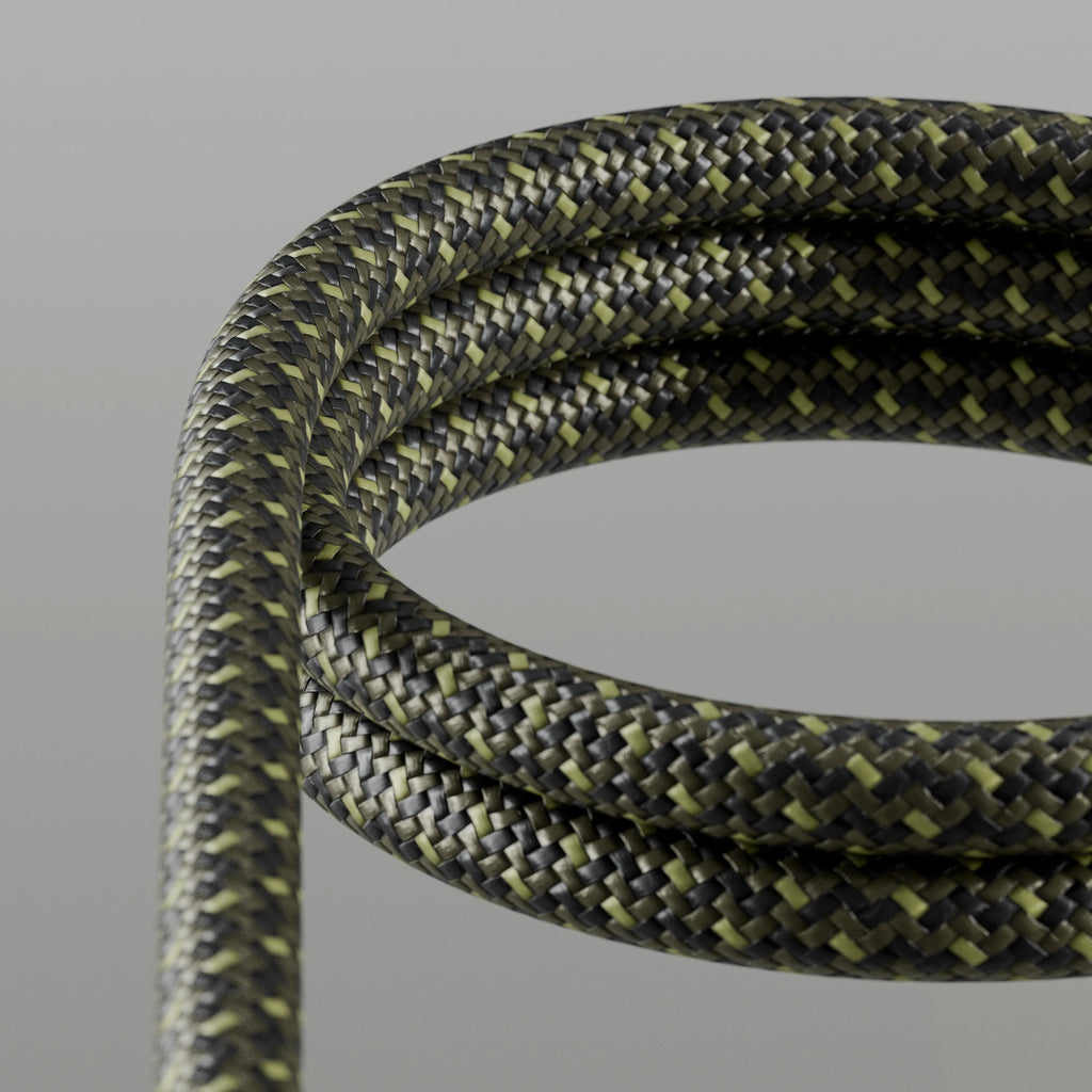 Tactile Olive Volt Braided Cord PBR Texture - Example Scene Visualization | Superellipse