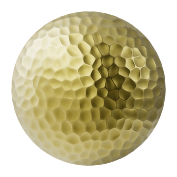 Hand Hammered Brass Metal PBR Texture - Sphere Swatch Preview | Superellipse