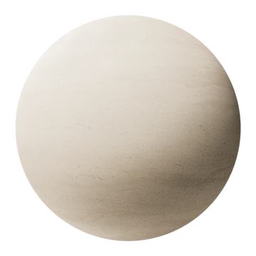 Matte Fine Travertine PBR Texture - Sphere Swatch Preview | Superellipse