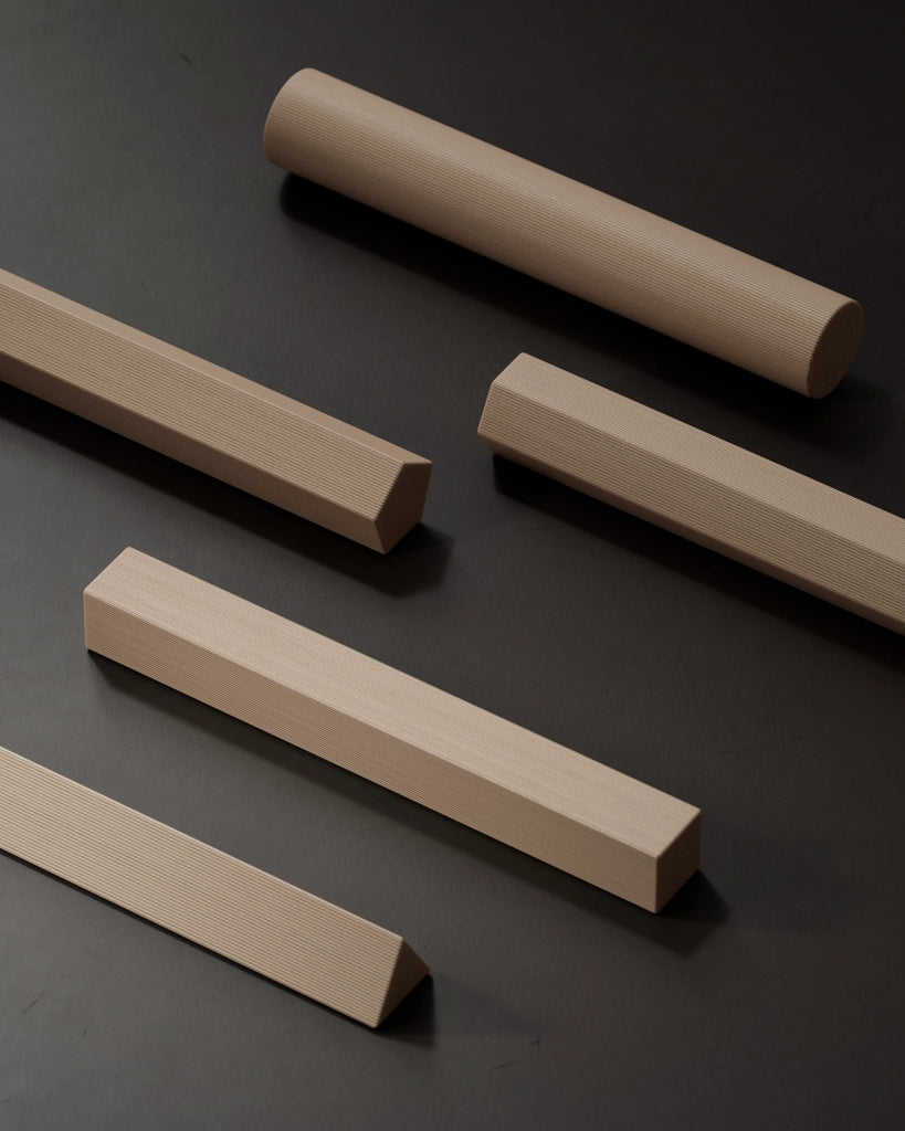3D Printed Wood PLA Plastic 0 6mm PBR Texture - Example Scene Visualization | Superellipse