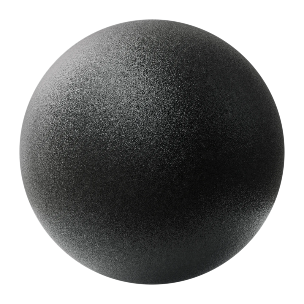 In Mold Beadblasted Texture Plastic PBR Texture - Sphere Swatch Preview | Superellipse