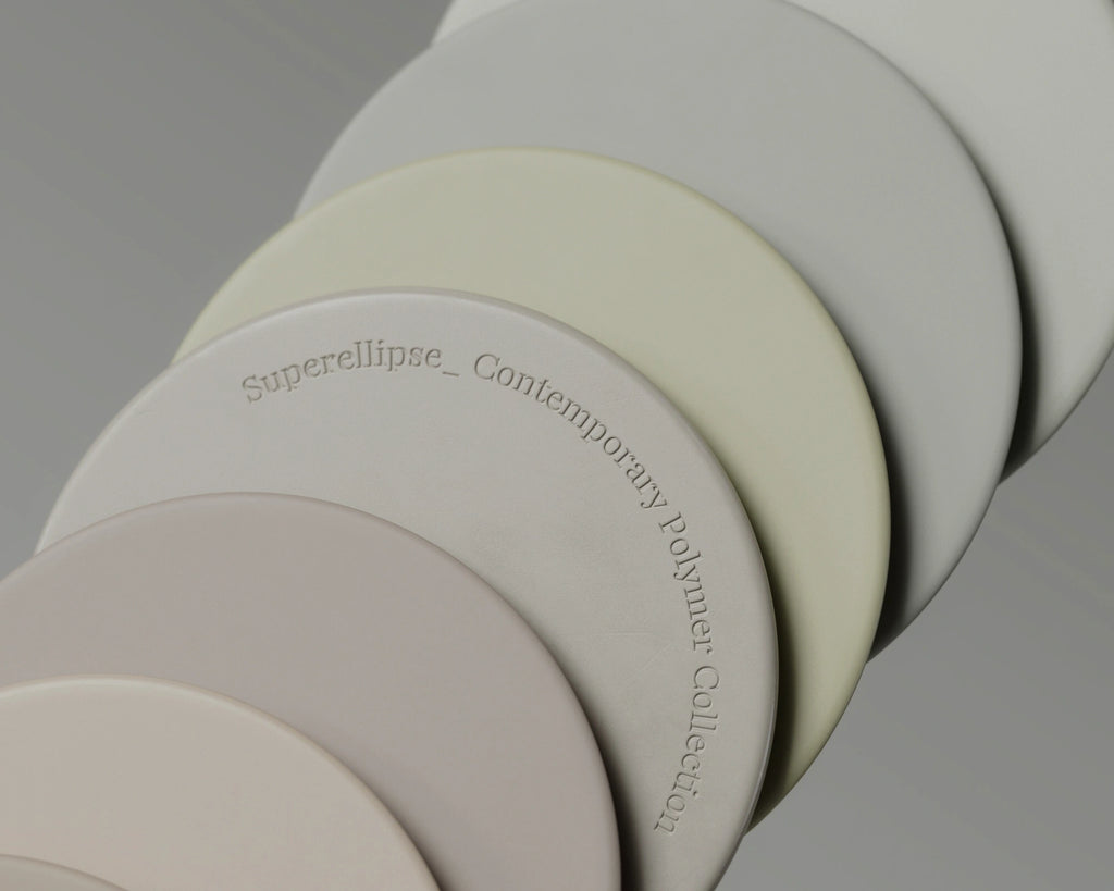 Dove Grey Smudged Plastic PBR Texture - Example Scene Visualization | Superellipse