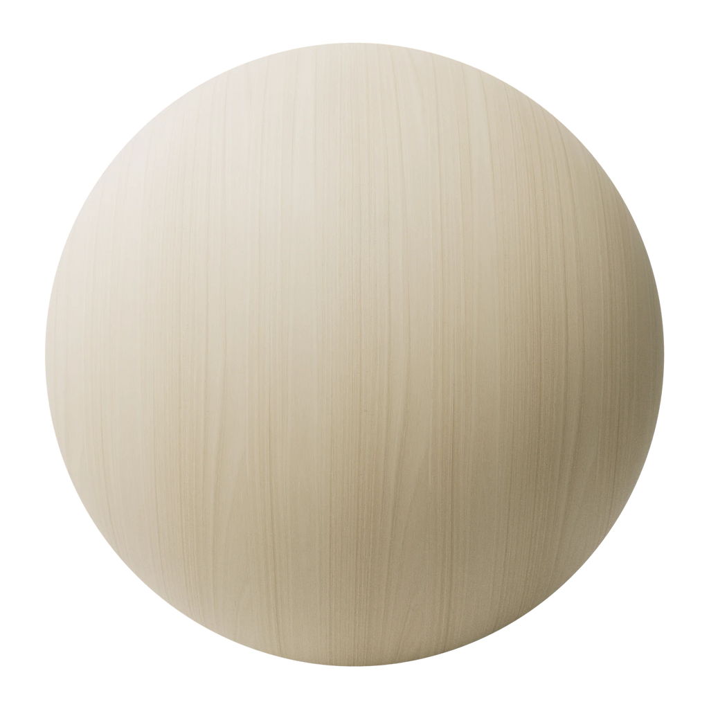 Japanese Elm Slip Matched Veneer Wood PBR Texture - Sphere Swatch Preview | Superellipse