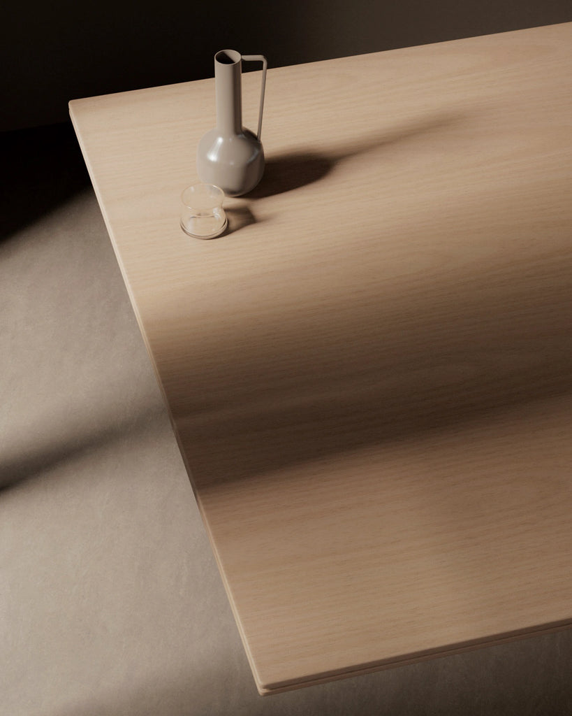 Beech Slip Matched Veneer Wood PBR Texture - Example Scene Visualization | Superellipse