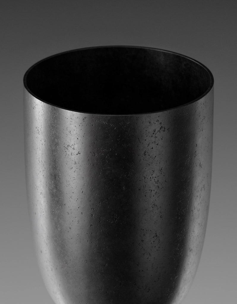 Hand Polished Cast Aluminium Metal PBR Texture - Example Scene Visualization | Superellipse