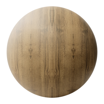 Rustic Book Matched Oak Wood PBR Texture - Sphere Swatch Preview | Superellipse