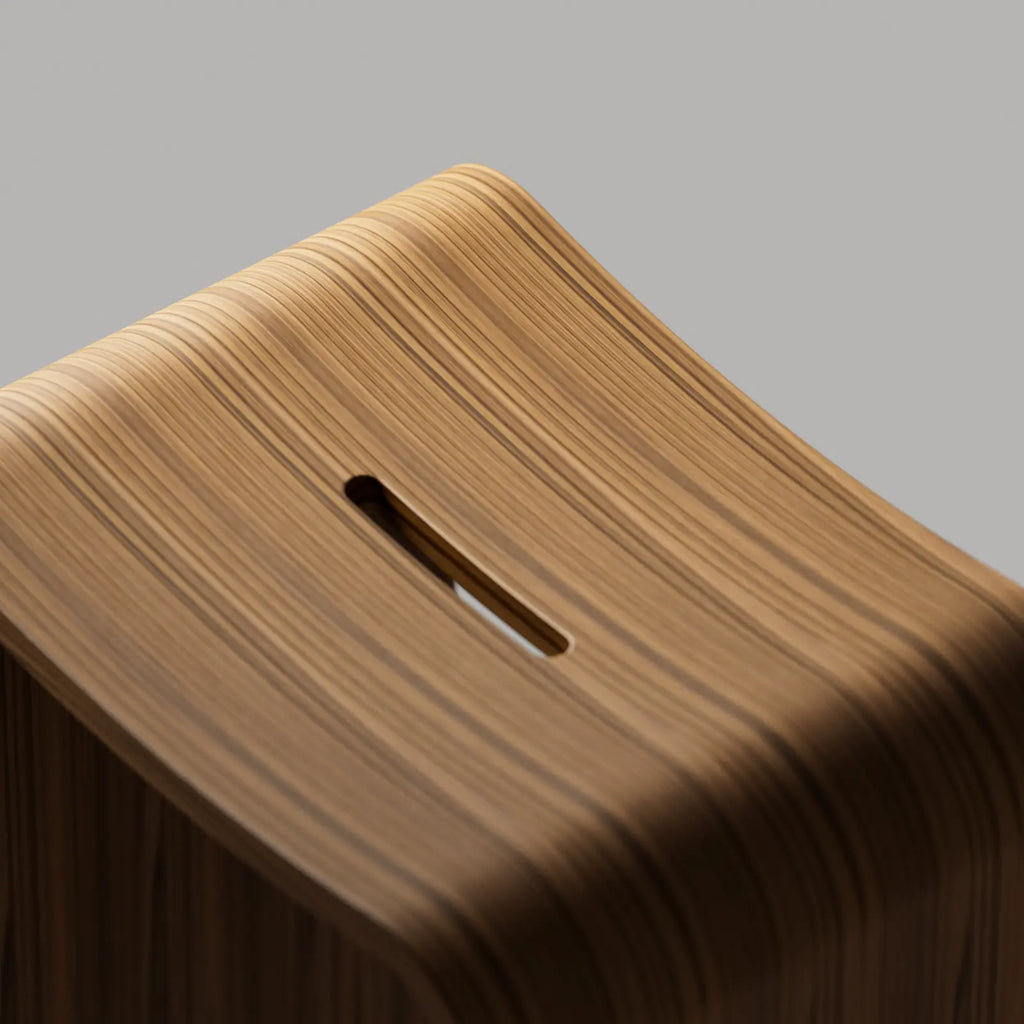 Teak Slip Matched Veneer Wood PBR Texture - Example Scene Visualization | Superellipse