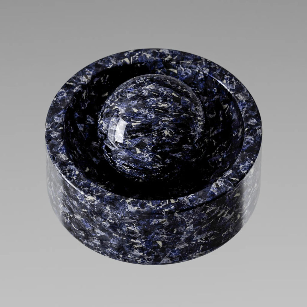 Sodalite Blue Honed Granite Slab PBR Texture - Example Scene Visualization | Superellipse