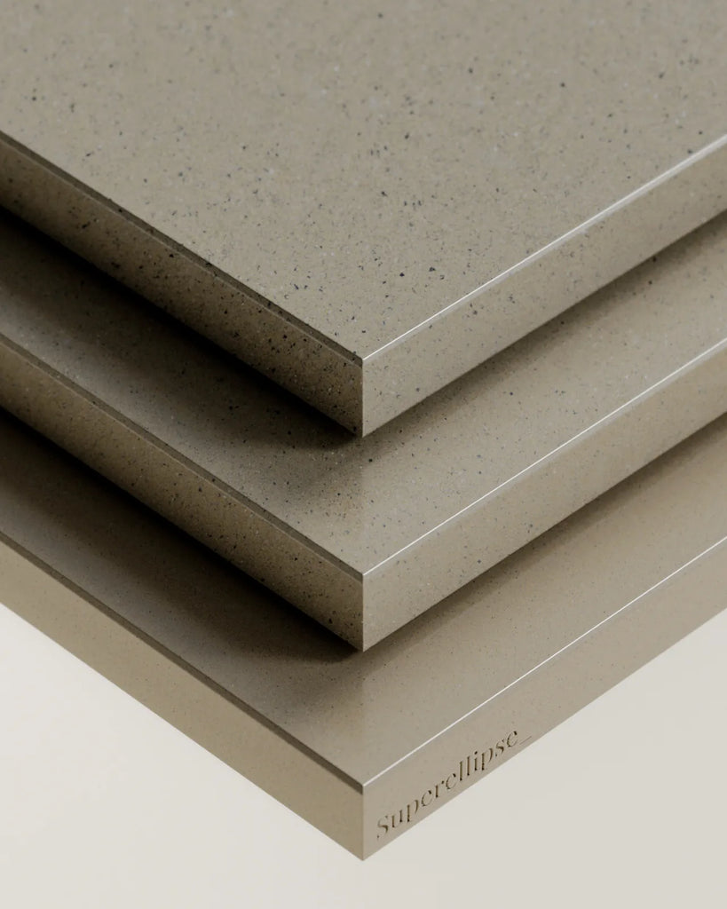 Sahara Beige Polished Granite Slab PBR Texture - Example Scene Visualization | Superellipse