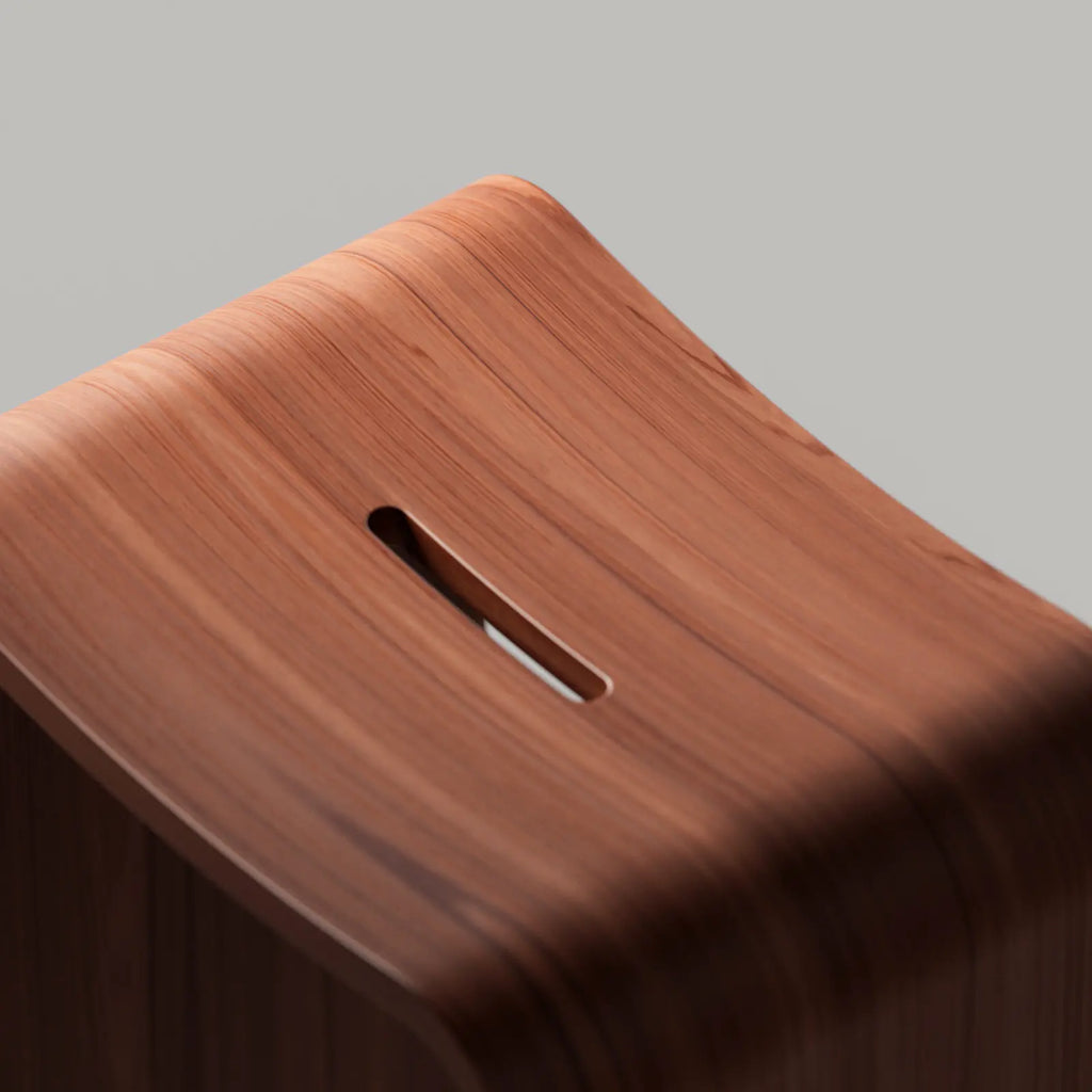 Australian Red Mahogany Bonded Veneer Wood PBR Texture - Example Scene Visualization | Superellipse