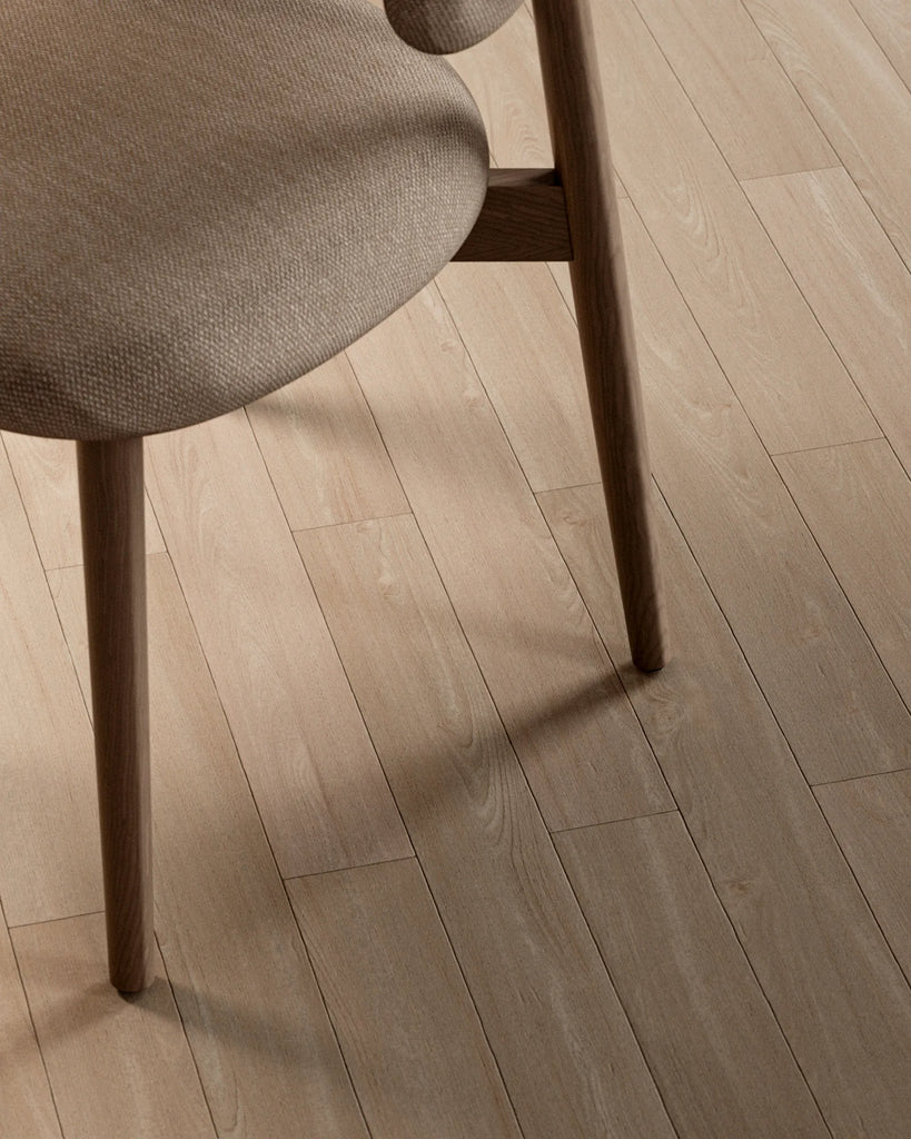 Beech Brick Bond Wood Floor PBR Texture - Example Scene Visualization | Superellipse