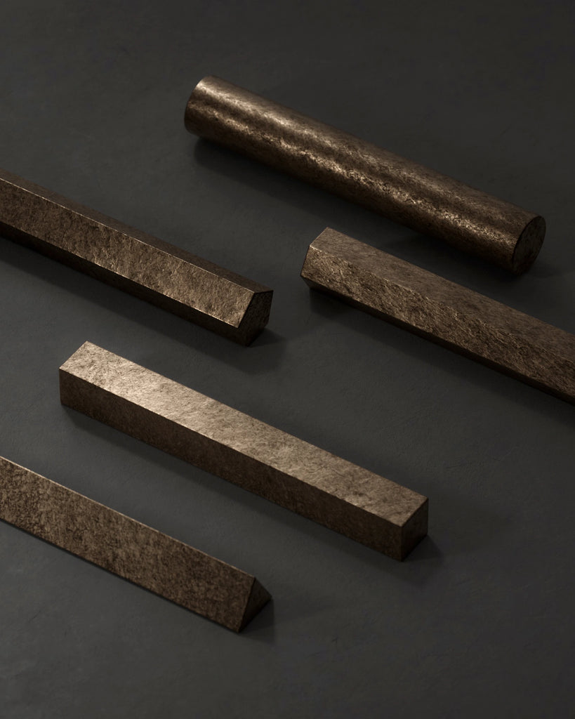 Worn Aged Bronze Metal PBR Texture - Example Scene Visualization | Superellipse